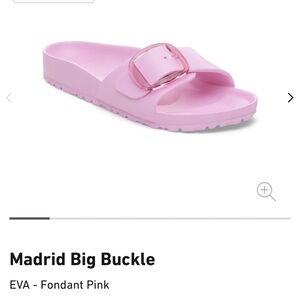 Pink Slide Sandals with Big Buckle